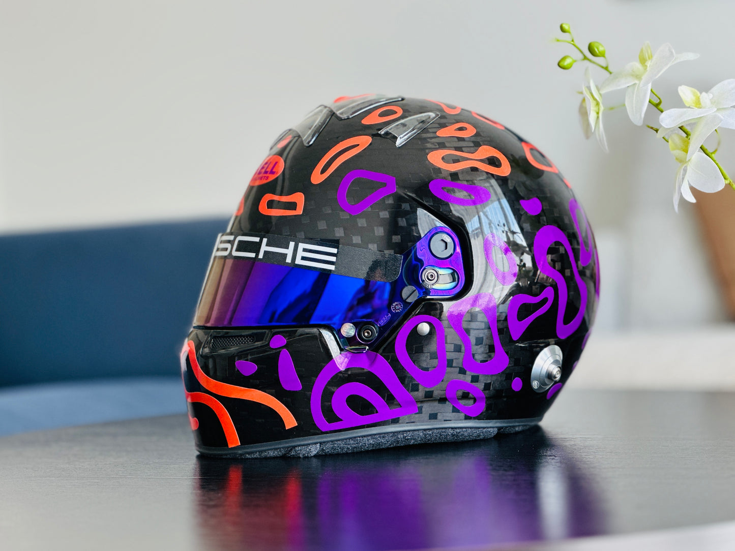 PLASMA Sticker Kit for helmet in Color scheme #2 (design pack) (Karting, Motorsport, Moto)