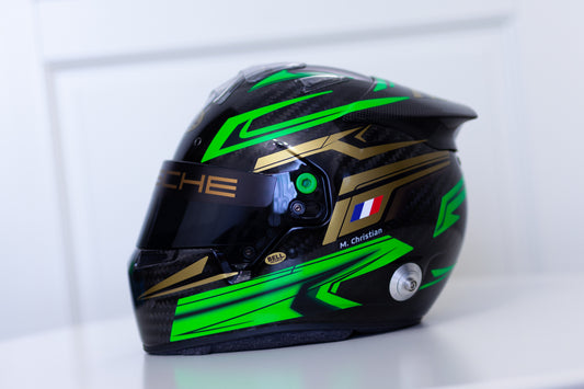 MUGELLO Stickers for helmet Color scheme #3 FLUO (design pack) (Karting, Motorsport, Moto)