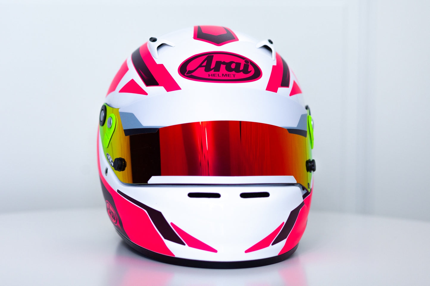 SPEED Stickers for helmet (design pack) (Karting, Motorsport, Moto) FLUOR Pink