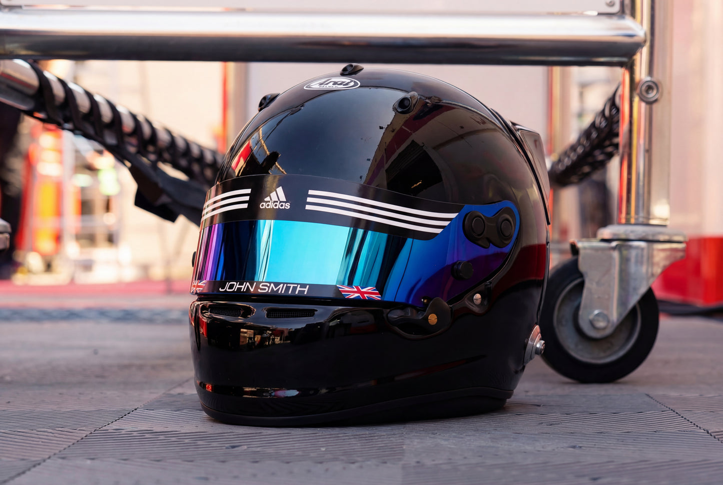 ADIDAS Motorsport Visor Sticker (Karting, Motorsport, Moto)