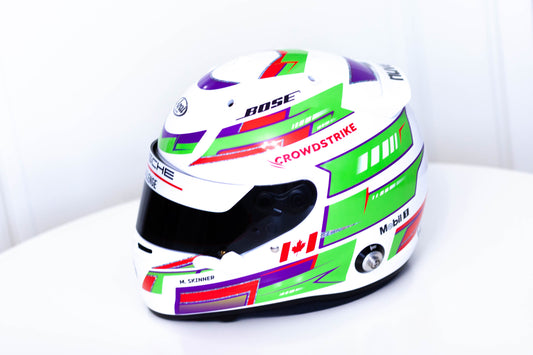 NURBURGRING Stickers for helmet Color scheme #2 with Names&Flags, sponsor kit (design pack) (Karting, Motorsport, Moto)