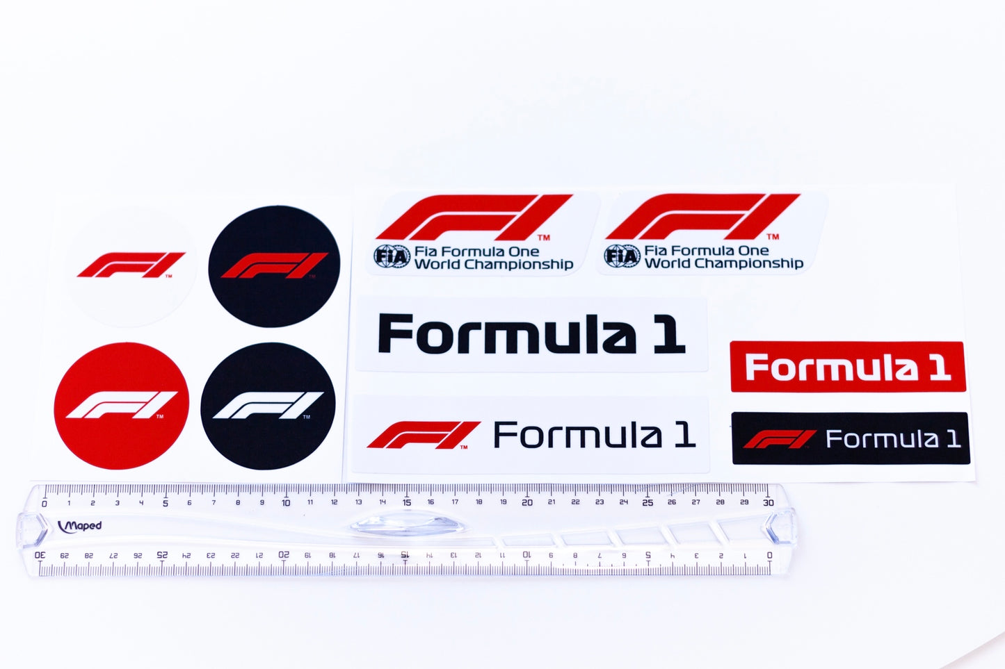 F1 Sticker Set (Karting, Motorsport, Moto)