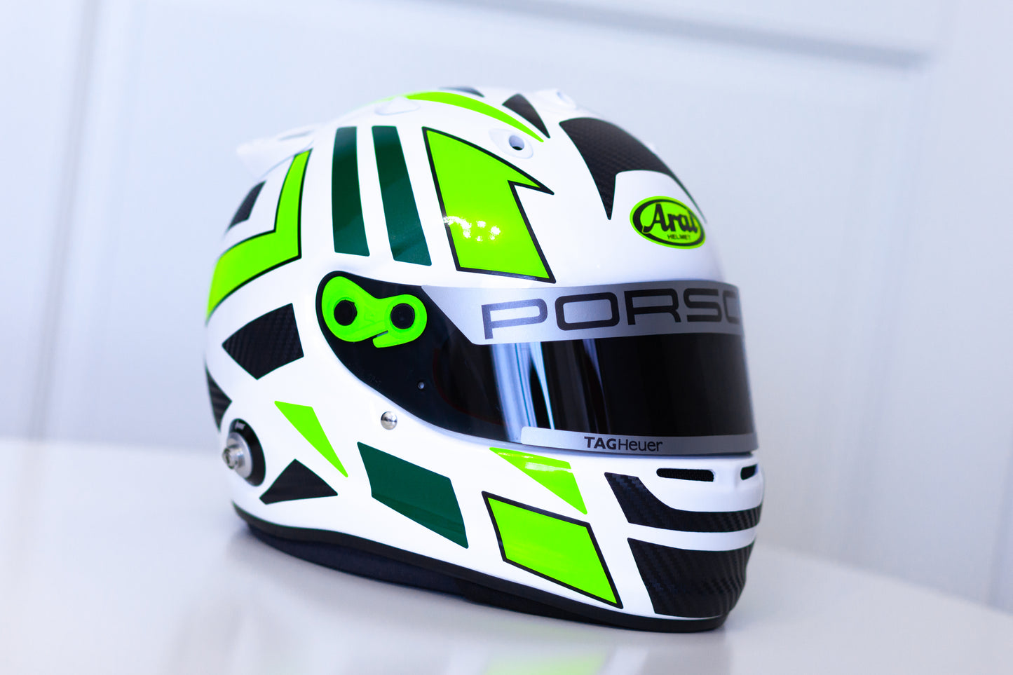 MONZA Stickers for helmet with CARBON + FLUO Edition (design pack) (Karting, Motorsport)