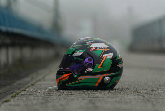 ALPHA Sticker Kit for helmet Color Scheme #6 (design pack) (Karting, Motorsport, Moto)