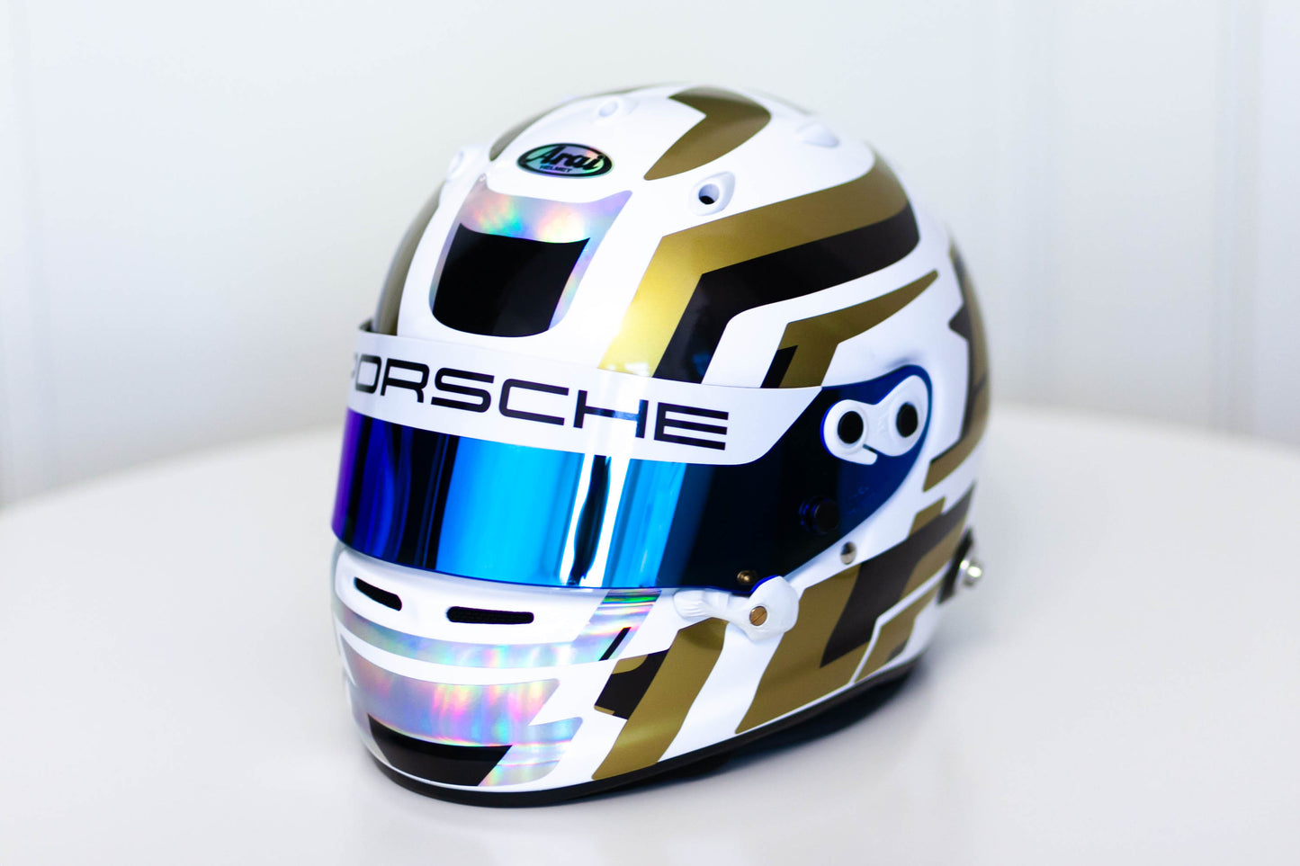 LACONCA Sticker Kit for helmet Color Scheme #3 Metal & Chrome (design pack) (Karting, Motorsport, Moto)