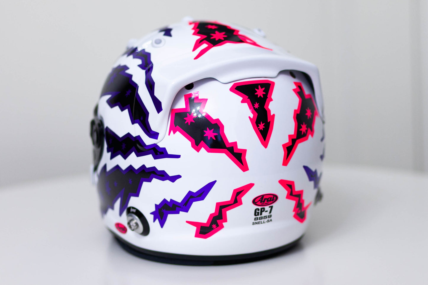 SIGMA Helmet Sticker Pack Color Scheme #2 FLUO (design pack) (Karting, Motorsport, Moto)