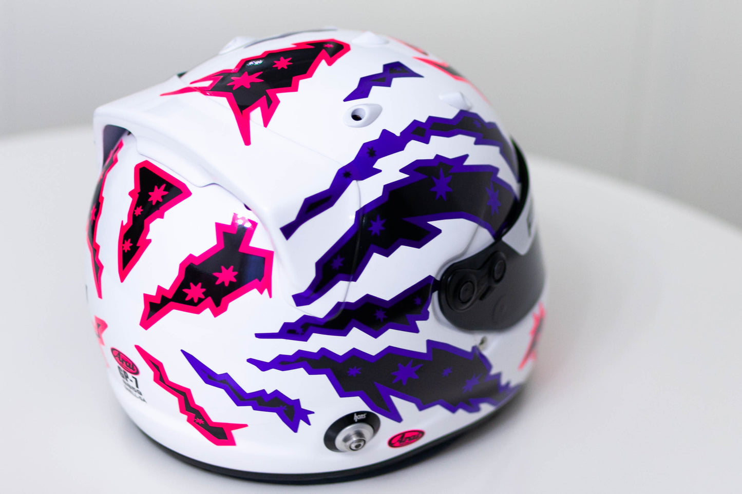 SIGMA Helmet Sticker Pack Color Scheme #2 FLUO (design pack) (Karting, Motorsport, Moto)