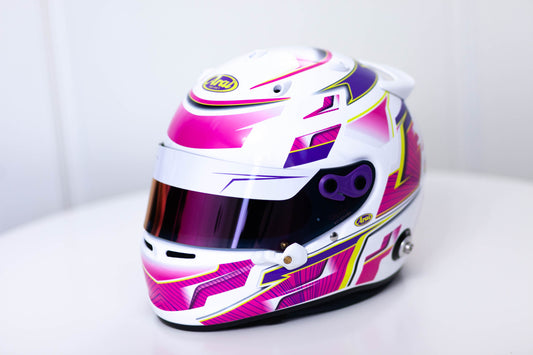 ALPHA Sticker Kit for helmet Color Scheme #3 (design pack) (Karting, Motorsport, Moto)