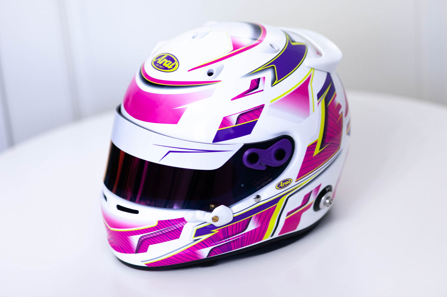 ALPHA Sticker Kit for helmet Color Scheme #3 (design pack) (Karting, Motorsport, Moto)