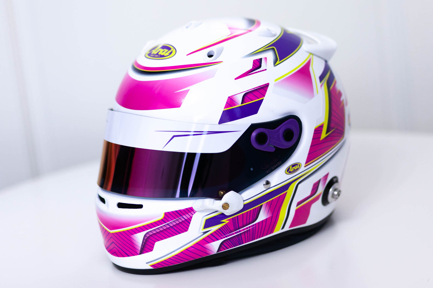 ALPHA Sticker Kit for helmet Color Scheme #3 (design pack) (Karting, Motorsport, Moto)