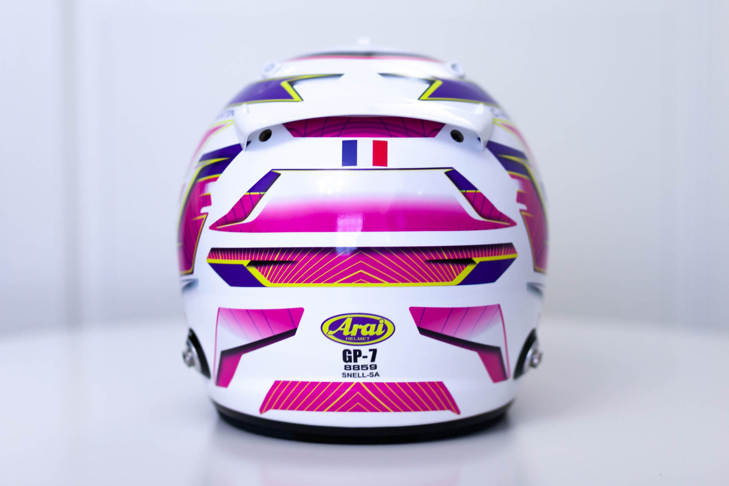 ALPHA Sticker Kit for helmet Color Scheme #3 (design pack) (Karting, Motorsport, Moto)
