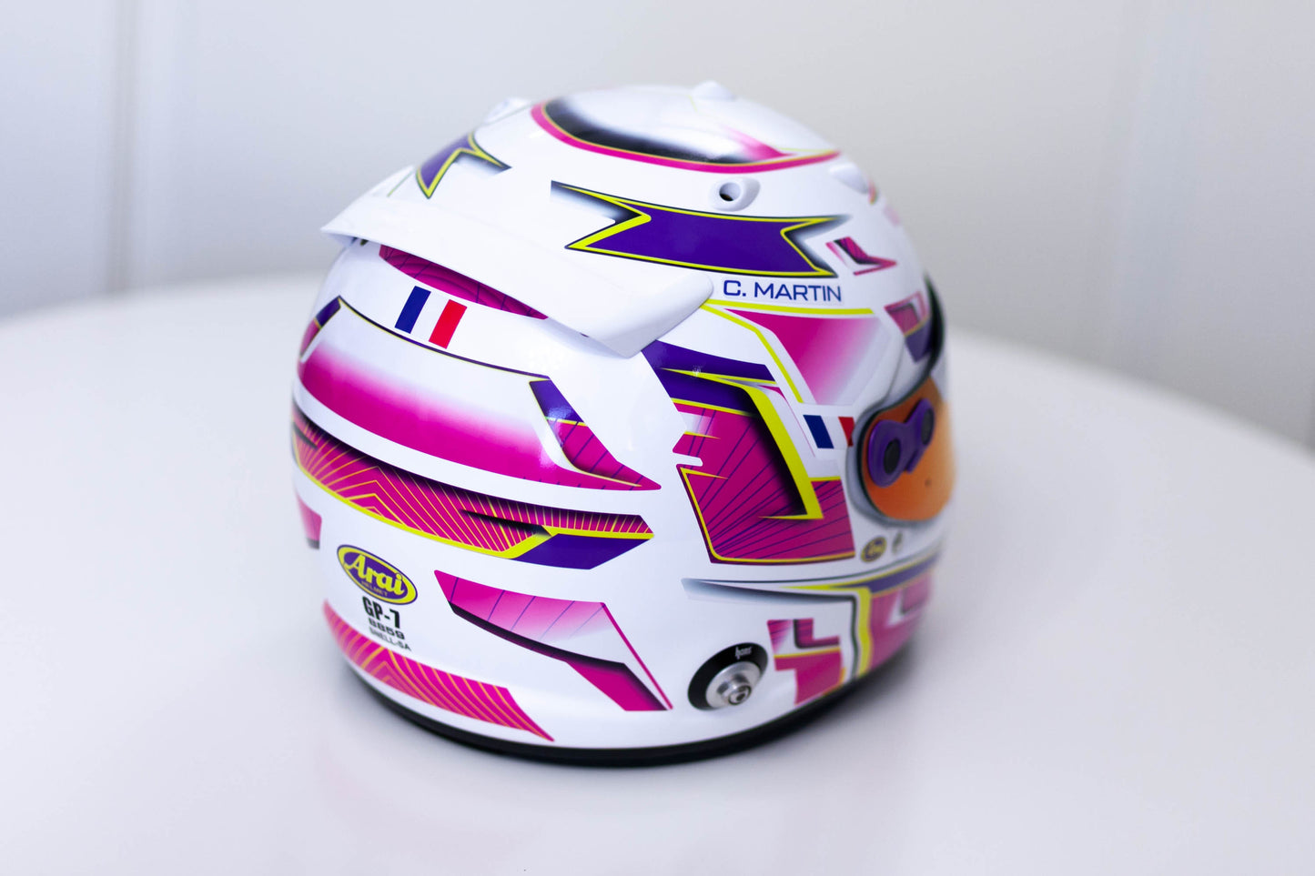 ALPHA Sticker Kit for helmet Color Scheme #3 (design pack) (Karting, Motorsport, Moto)