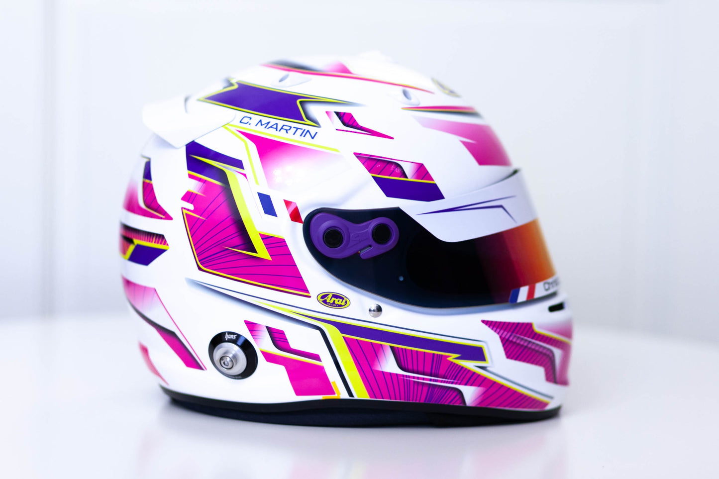 ALPHA Sticker Kit for helmet Color Scheme #3 (design pack) (Karting, Motorsport, Moto)