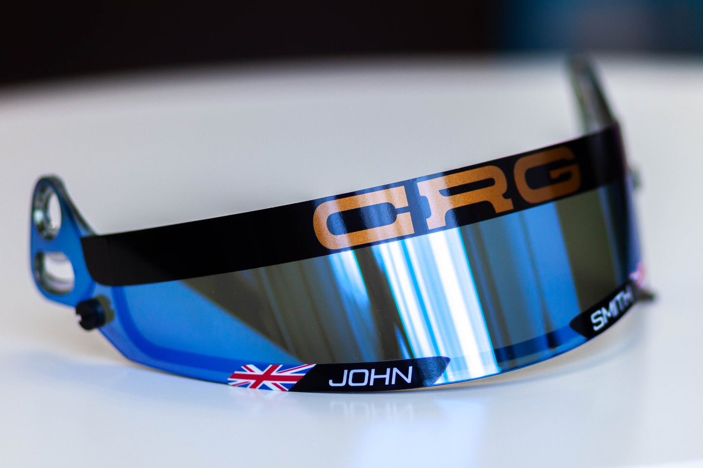 CRG visor stripe for helmet in Metal (design pack) (Karting, Motorsport, Moto)