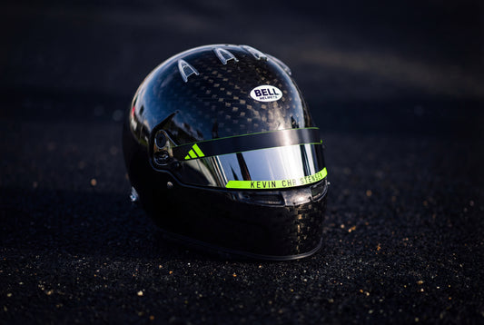 ADIDAS visor stripe for helmet in FLUO (design pack) (Karting, Motorsport, Moto)