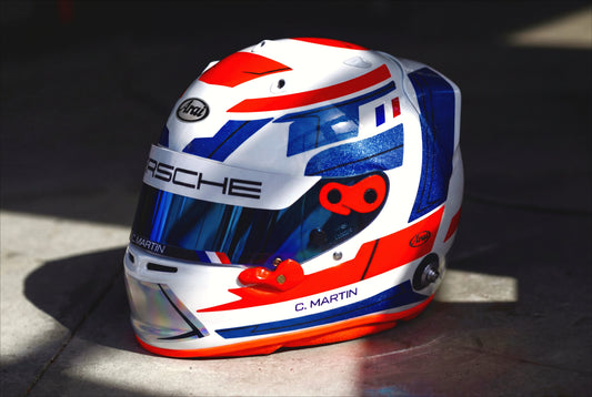 CORSA Sticker Kit for helmet Color Scheme #2 with Fluo & Chrome & Glitter (design pack) (Karting, Motorsport, Moto)