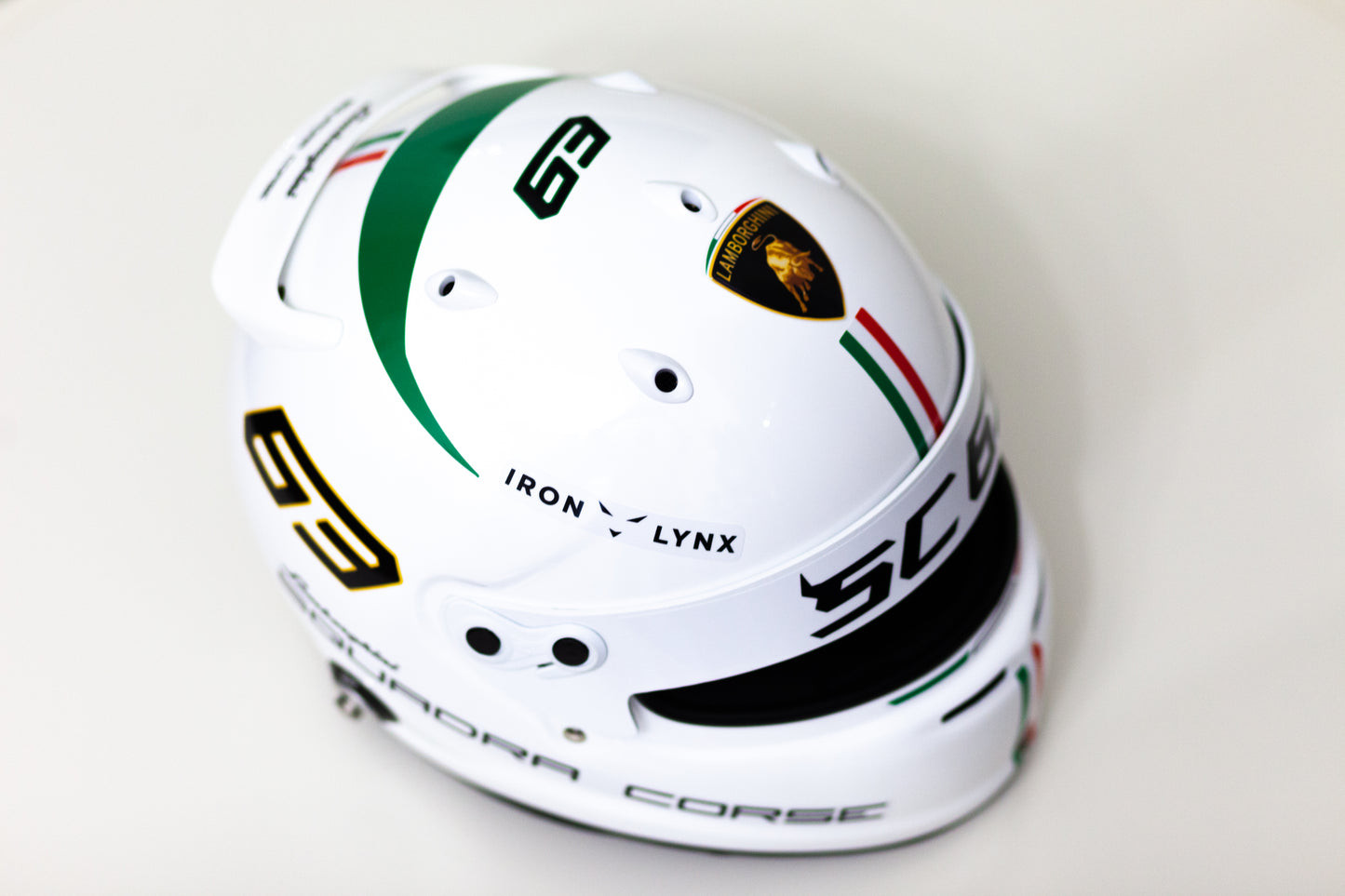 Squadra Corse Helmet Sticker Pack (design pack) (Karting, Motorsport, Moto)