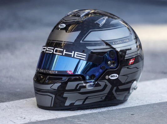 ADRIA Sticker Kit for helmet Color Scheme #5 in Grey metal (design pack) (Karting, Motorsport, Moto)