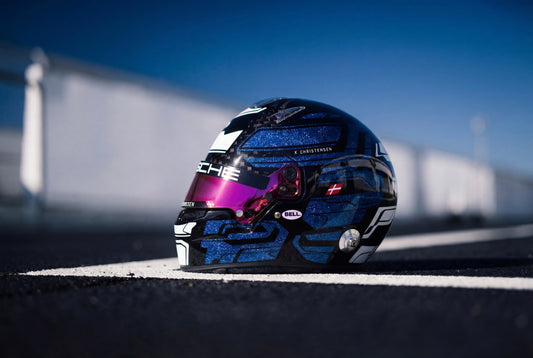 ADRIA Sticker Kit for helmet Color Scheme #4 with Glitter metallic (design pack) (Karting, Motorsport, Moto)