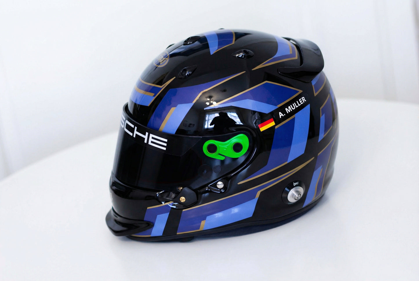 ATOMIC Stickers for helmet Color scheme #4 (design pack) (Karting, Motorsport, Moto)