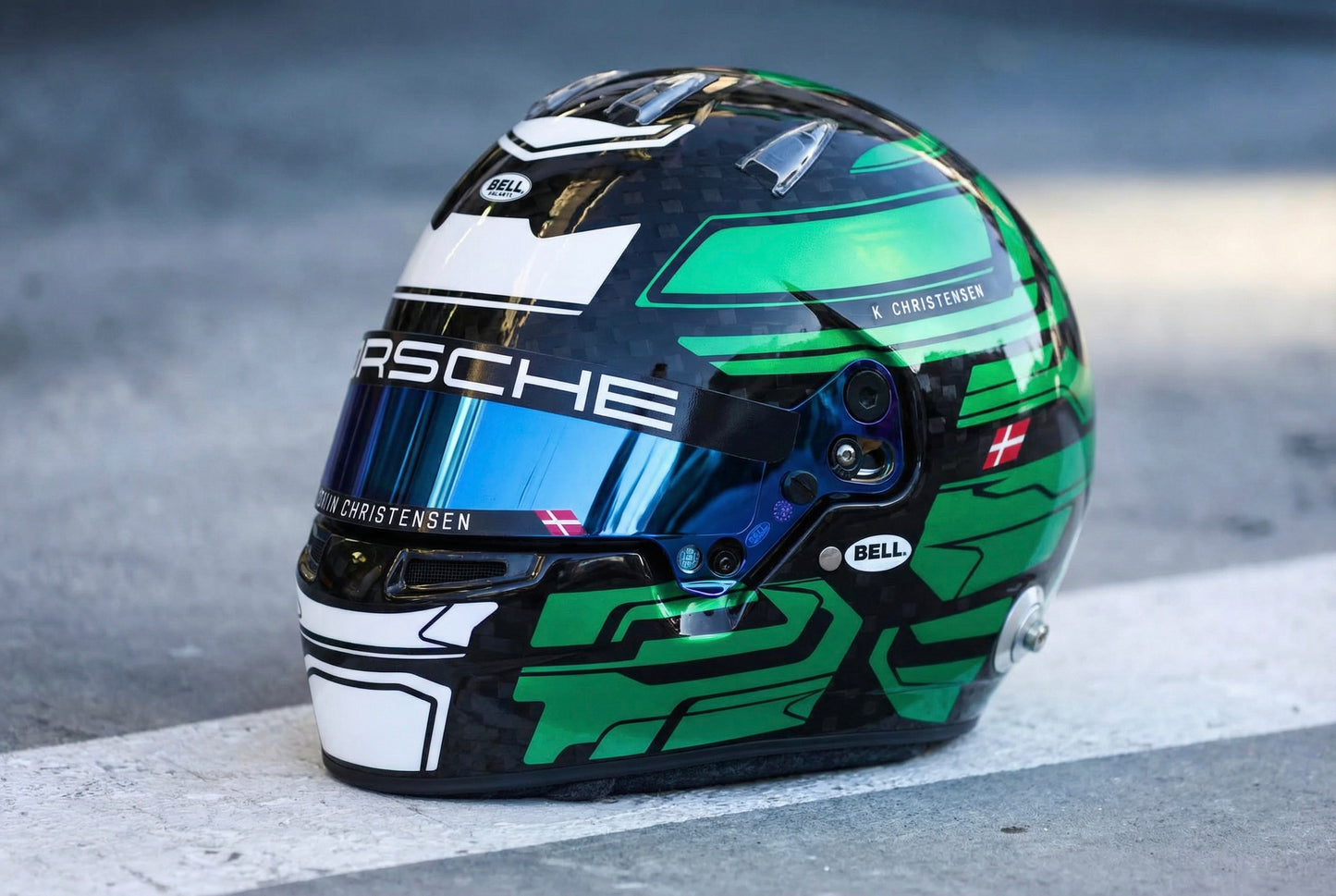 ADRIA Sticker Kit for helmet Color Scheme #3 with FLUO (design pack) (Karting, Motorsport, Moto)