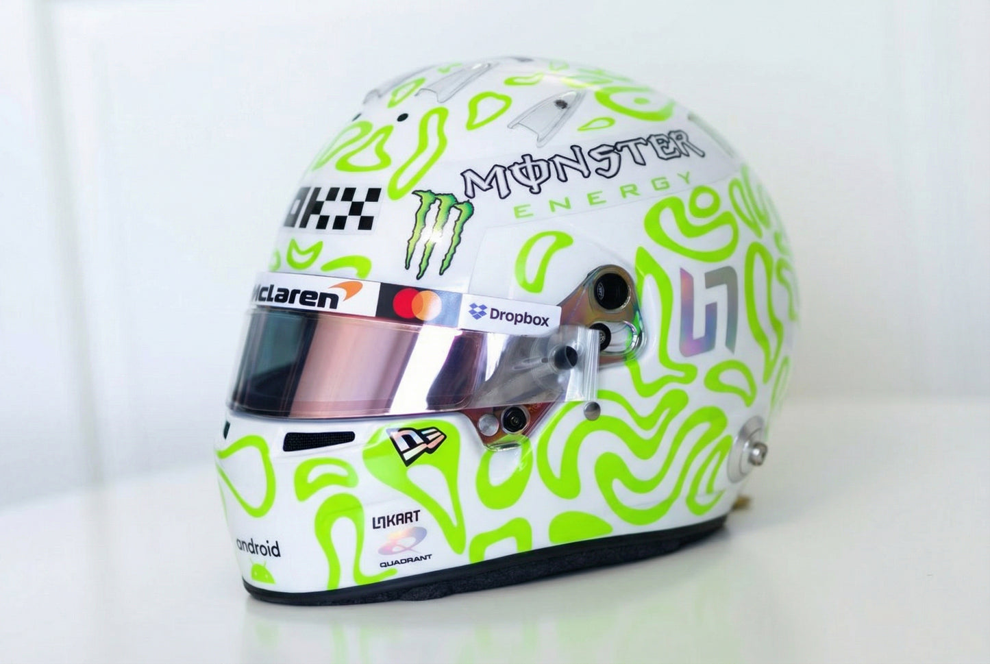 LANDO 25 Sticker Kit for helmet Color Scheme 1 in FLUO (design pack) (Karting, Motorsport, Moto)