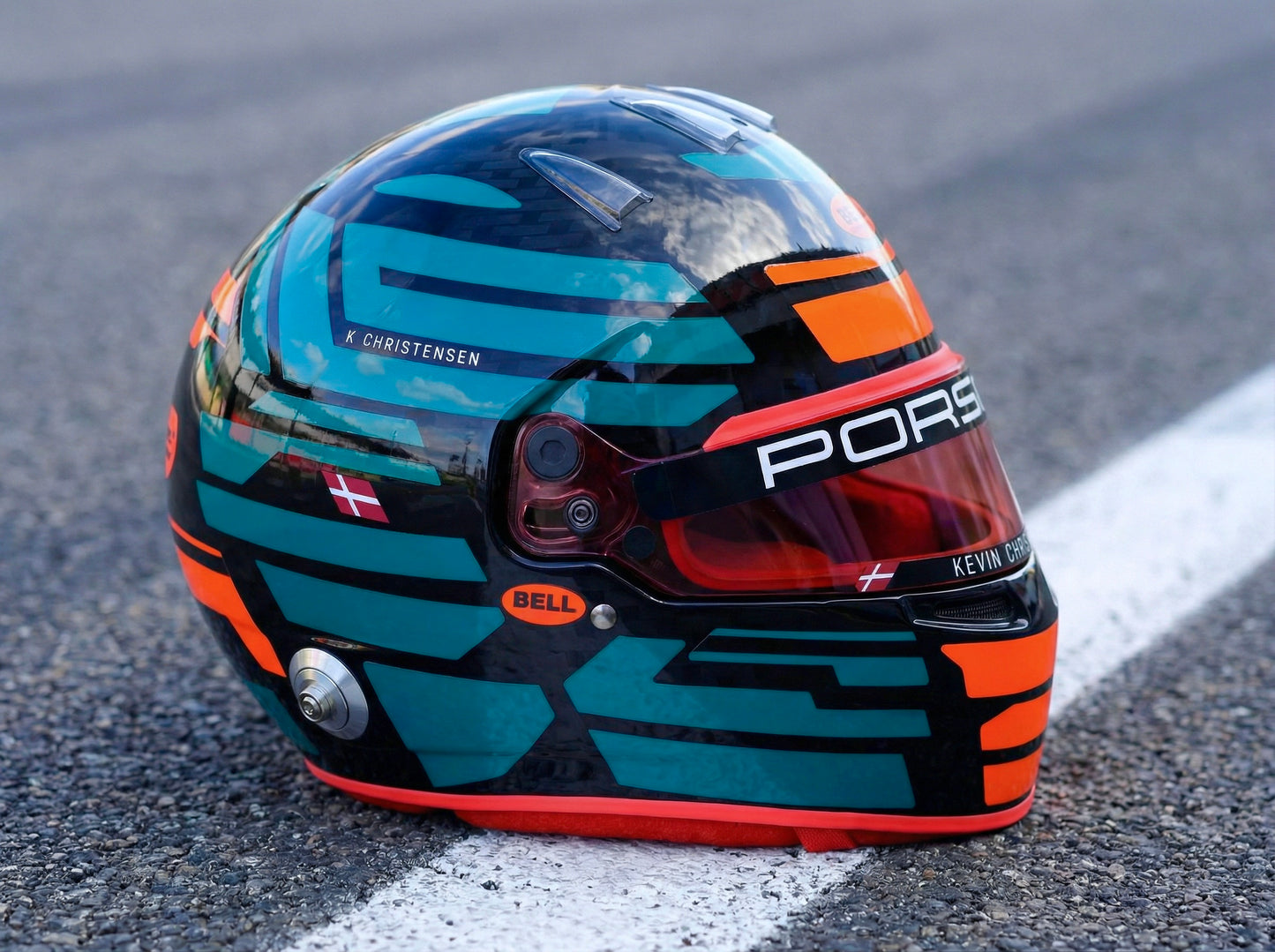 ADRIA Sticker Kit for helmet Color Scheme #2 with FLUO (design pack) (Karting, Motorsport, Moto)