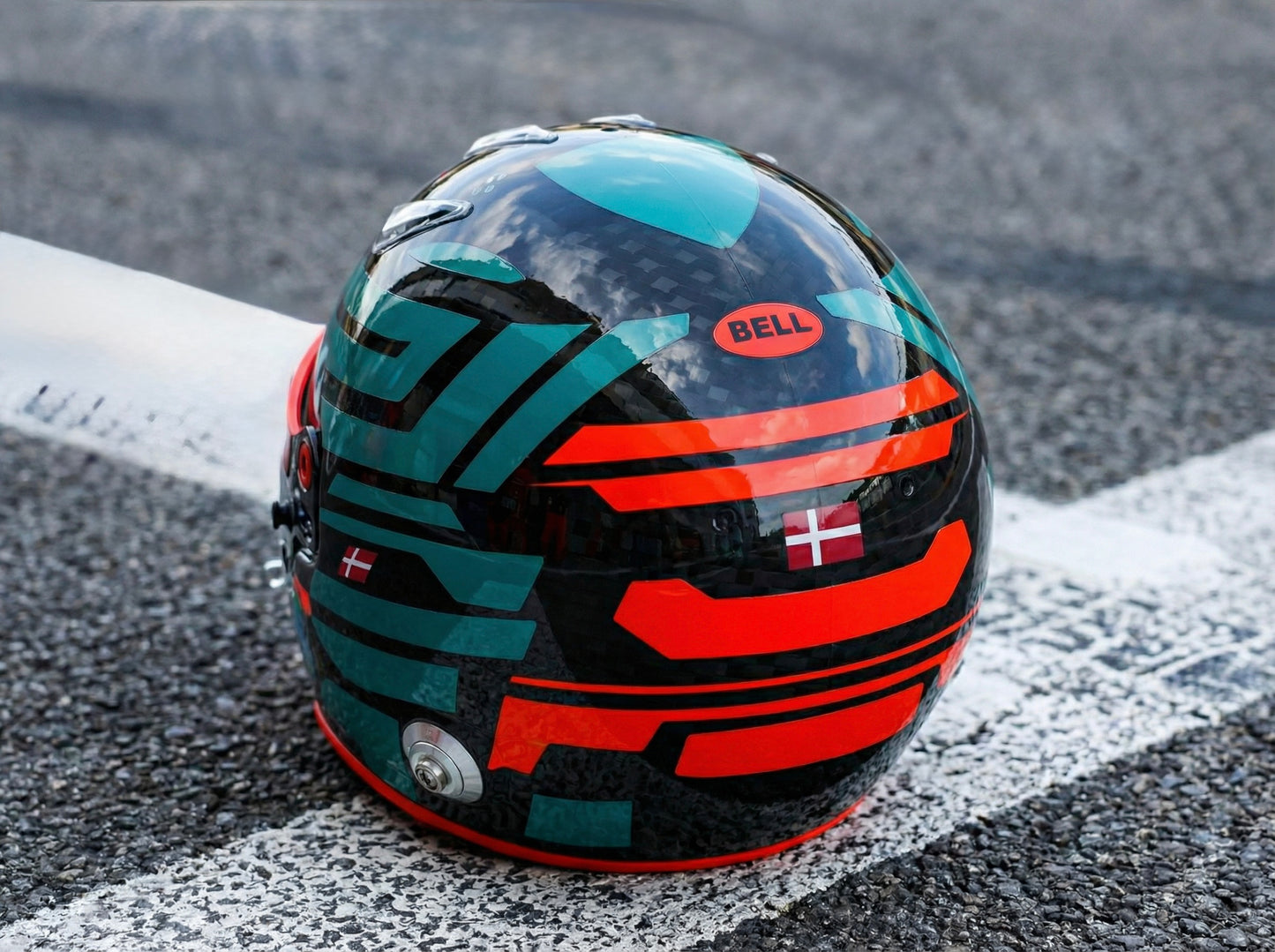ADRIA Sticker Kit for helmet Color Scheme #2 with FLUO (design pack) (Karting, Motorsport, Moto)