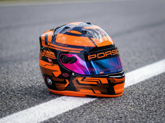 ADRIA Sticker Kit for helmet Color Scheme #6 in FLUO (design pack) (Karting, Motorsport, Moto)