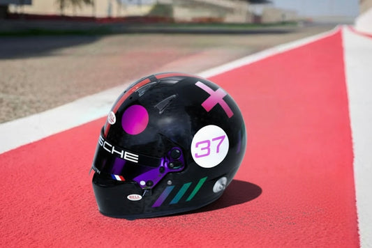 ASCARI Sticker Kit for helmet Color Scheme #1 (design pack) (Karting, Motorsport, Moto)