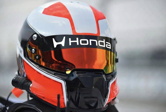 HONDA New logo 2026 Helmet Visor Sticker (Karting, Motorsport, Moto)