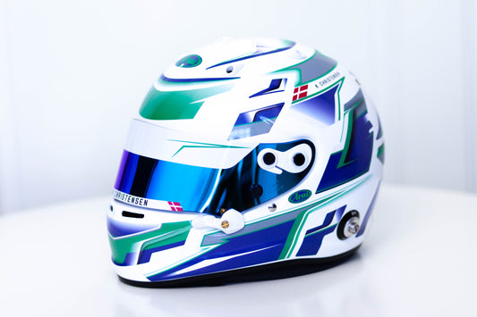 ALPHA Sticker Kit for helmet Color Scheme #8 (design pack) (Karting, Motorsport, Moto)