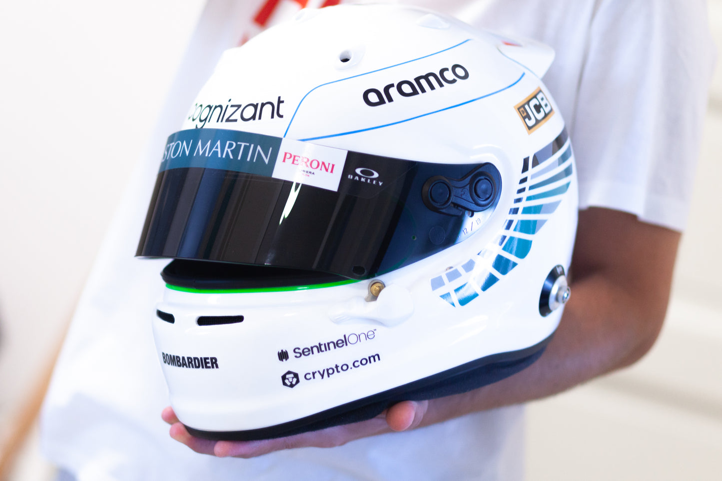 Aston Martin F1 Helmet Sticker Pack (design pack) (Karting, Motorsport, Moto)