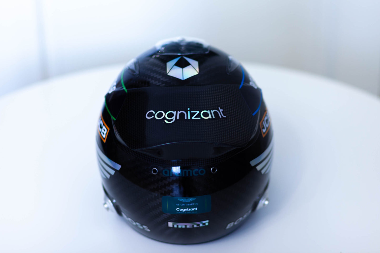 Aston Martin F1 Helmet Sticker Pack with Chrome (design pack) (Karting, Motorsport, Moto)