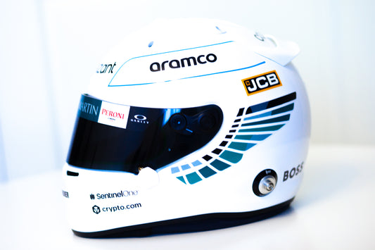 Aston Martin F1 Helmet Sticker Pack (design pack) (Karting, Motorsport, Moto)