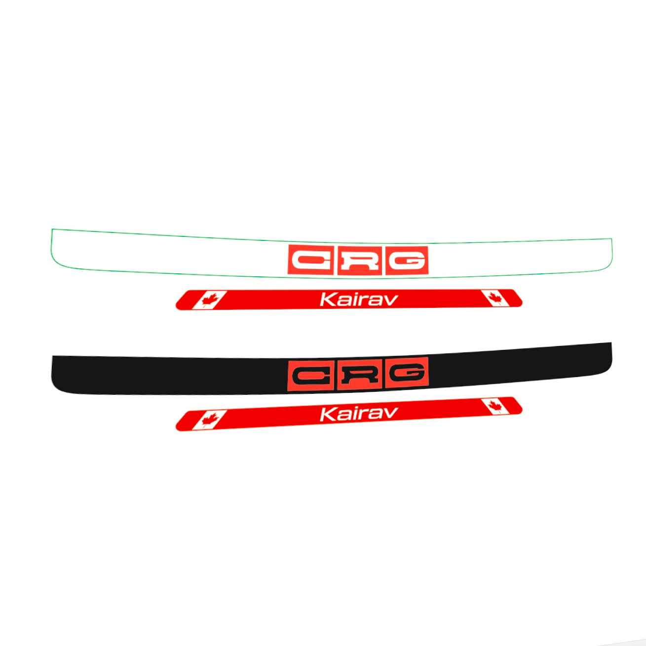 CRG Racing Visor stripe (design pack) (Karting, Motorsport, Moto)