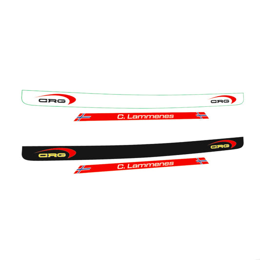 CRG Racing Visor stripe (design pack) (Karting, Motorsport, Moto)