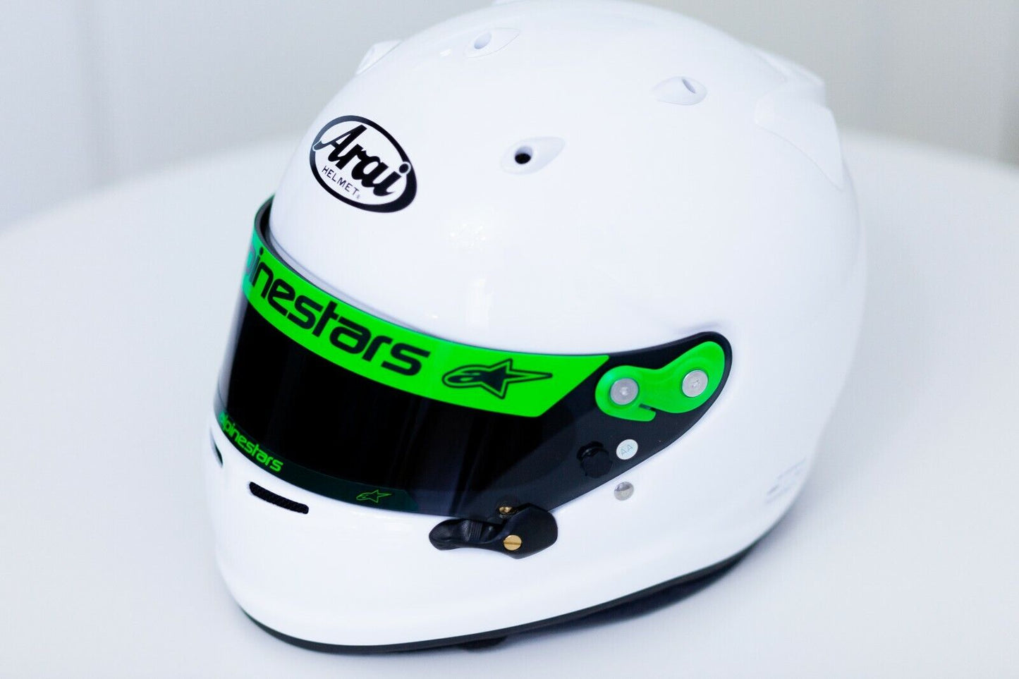 Alpinestars Helmet Visor Fluor Sticker (Karting, Motorsport, Moto)