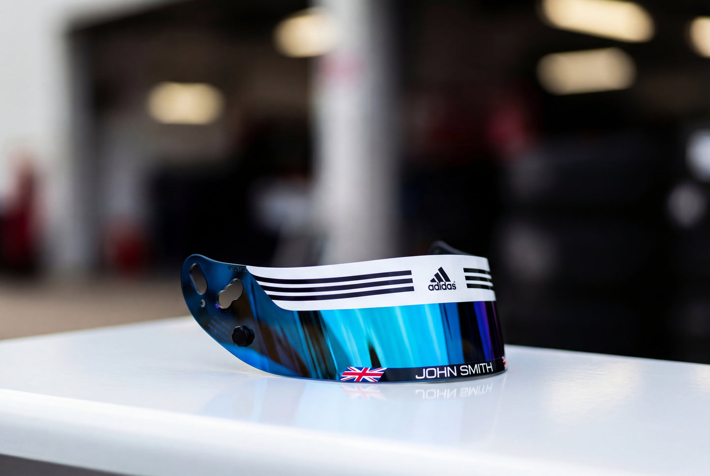 ADIDAS Motorsport Visor Sticker (Karting, Motorsport, Moto)