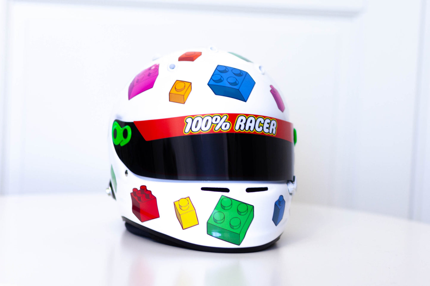 BRICKS Stickers for helmet (design pack) (Karting, Motorsport, Moto)