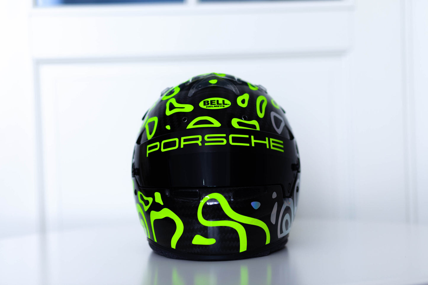 PLASMA Stickers for BLACK helmet Color scheme #1 FLUO+CHROME (design pack) (Karting, Motorsport, Moto)