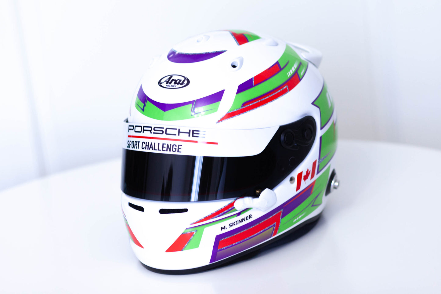 NURBURGRING Stickers for helmet Color scheme #2 with Names&Flags (design pack) (Karting, Motorsport, Moto)