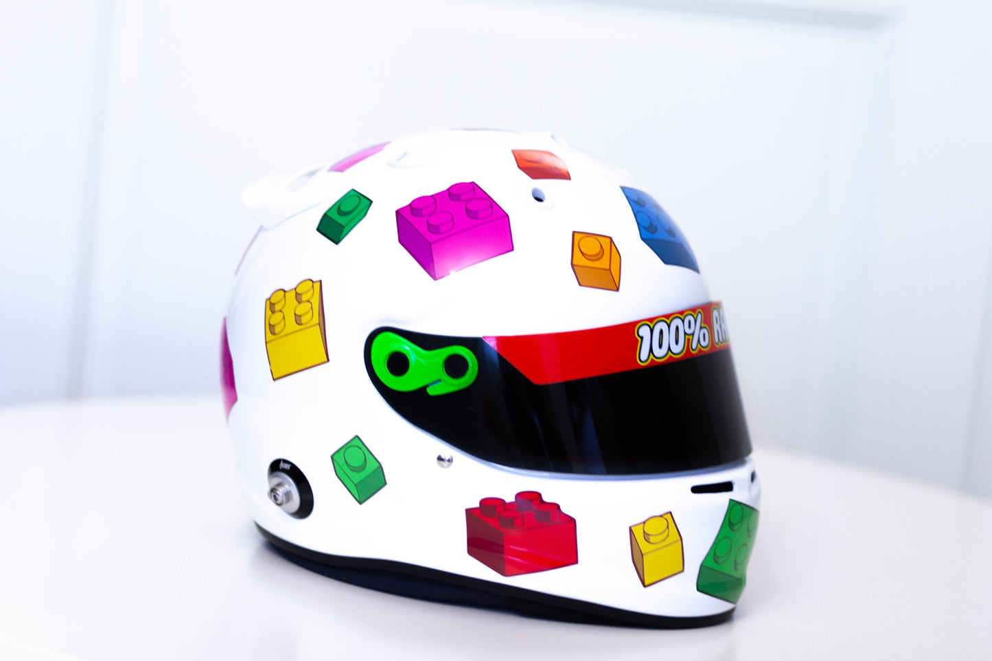 BRICKS Stickers for helmet (design pack) (Karting, Motorsport, Moto)