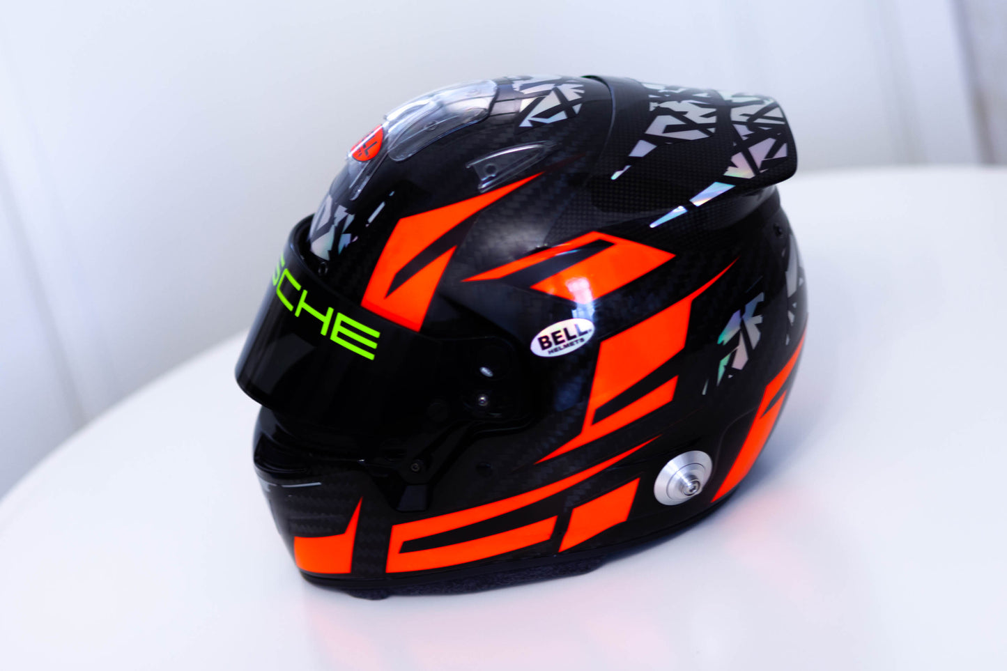 SPIELBERG Stickers in FLUO and CHROME for helmet (design pack) (Karting, Motorsport, Moto)