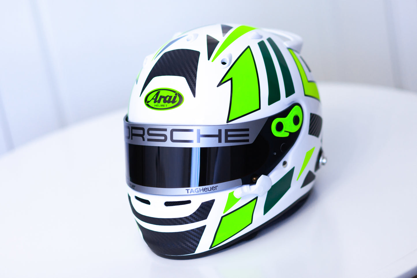 MONZA Stickers for helmet with CARBON + FLUO Edition (design pack) (Karting, Motorsport)