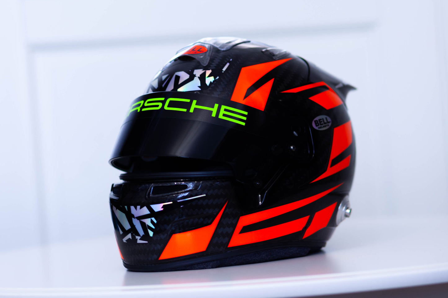 SPIELBERG Stickers in FLUO and CHROME for helmet (design pack) (Karting, Motorsport, Moto)