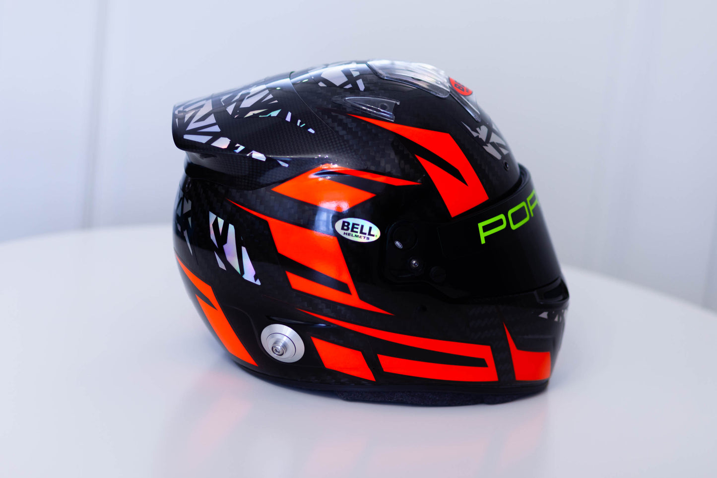 SPIELBERG Stickers in FLUO and CHROME for helmet (design pack) (Karting, Motorsport, Moto)
