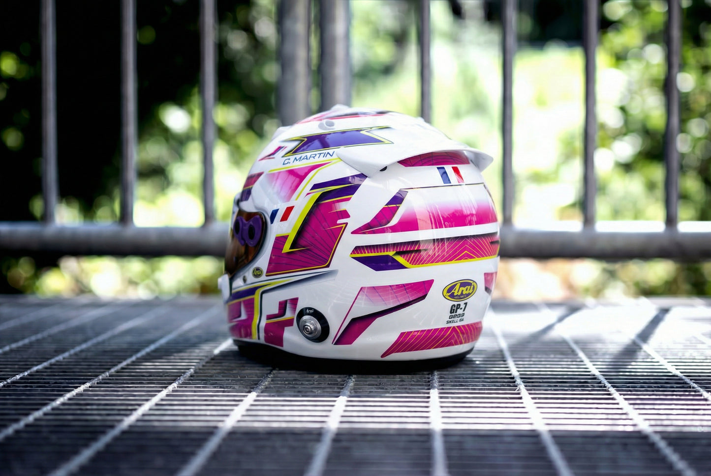 ALPHA Sticker Kit for helmet Color Scheme #3 (design pack) (Karting, Motorsport, Moto)