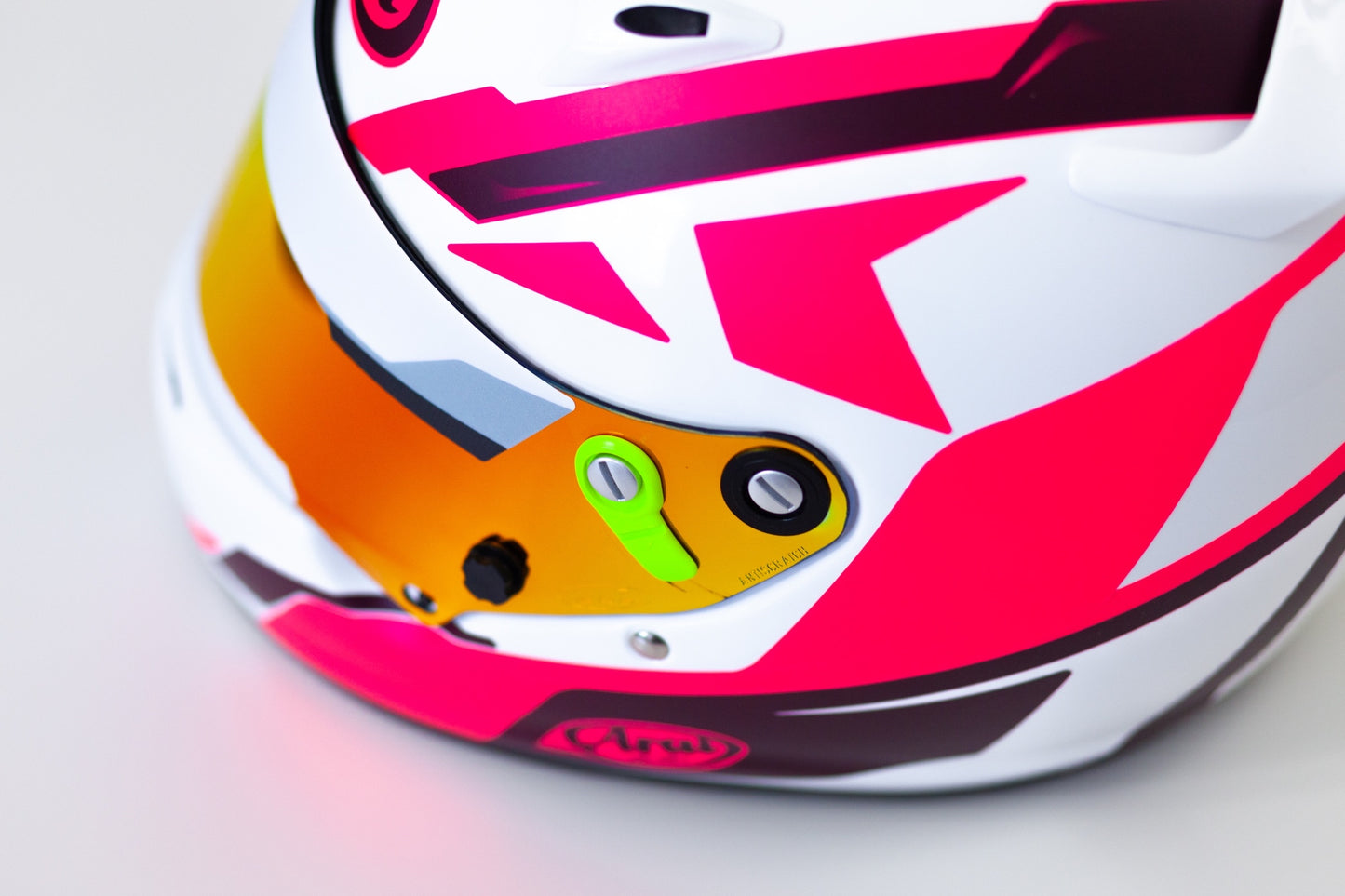 SPEED Stickers for helmet (design pack) (Karting, Motorsport, Moto) FLUOR Pink