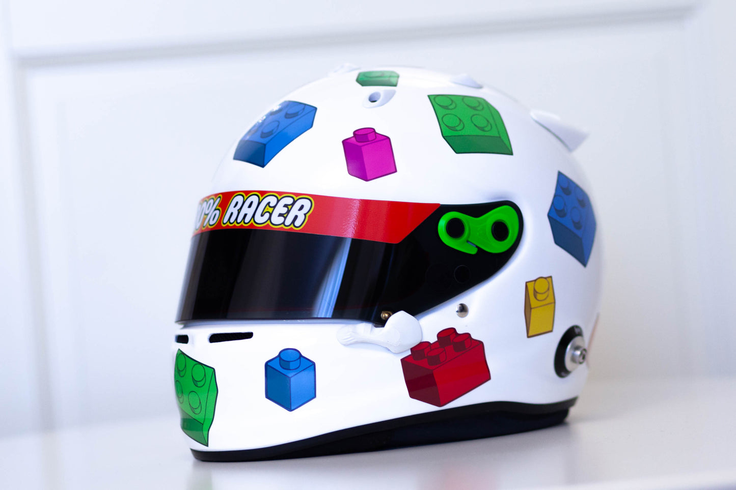 BRICKS Stickers for helmet (design pack) (Karting, Motorsport, Moto)